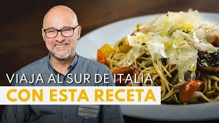 Pasta puttanesca la RECETA original del sur de Italia ¡En tan solo 10 minutos [upl. by Tidwell]