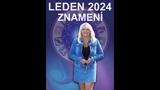 ZNAMENÍ NA LEDEN 2024  MBBoháčová [upl. by Emelita439]