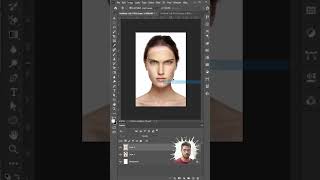 Swap Faces In Photoshop 2020 in 1 Minute graphicdesign photoediting advancedphotoshop [upl. by Ellon]