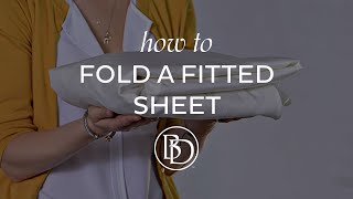 How to Fold a Fitted Sheet [upl. by Ebeneser]