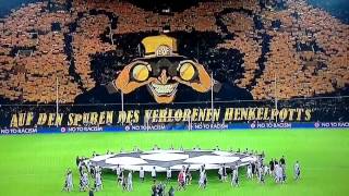 Borussia Dortmund  Málaga CF  CHOREO  Champions League  QuarterFinal HD [upl. by Imak]