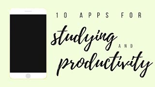 10 apps for studying and productivity  studytee [upl. by Piegari]