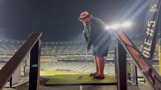 WE GO GOLFING AT ORIOLE PARK Upper Deck Golf at Camden Yards [upl. by Borras]