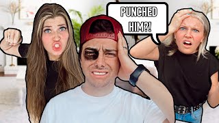 i gave my HUSBAND a BLACK EYE Prank on FAMiLY [upl. by Maro607]