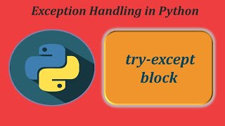 Python tryexcept block [upl. by Ariait924]