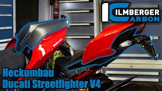 Heckumbau  Ducati Streetfighter V4 2020 by Ilmberger Carbon [upl. by Ebanreb22]