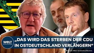 SACHSEN CDU könnte bei Landtagswahlen knapp vor AfD gewinnen  Aber langfristig kein Machterhalt [upl. by Ijuy]