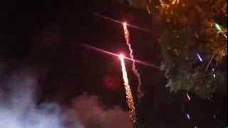 Fireworks over Boon Lay town at one of the largest heartland countdown parties [upl. by Ateuqirne]