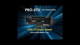 How to install USB 30 Internal Card Reader with Atech Flash PRO57U and USB 30 PCIe Card [upl. by Amyas]