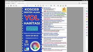 Kosgeb Girişimcilik Desteği 2023 Nasıl Alınır Yol haritası Detaylı anlatım [upl. by Gipson154]