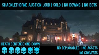 Payday 2 Shacklethorne Auction Loud Death Sentence Solo No Downs bots assets deployable jokers [upl. by Rosenblatt]