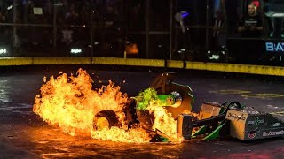 BattleBots BlackSmith VS SawBlaze [upl. by Perry]