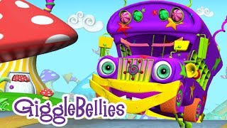 The Wheels On The Bus  Nursery Rhymes  GiggleBellies [upl. by Kenn727]