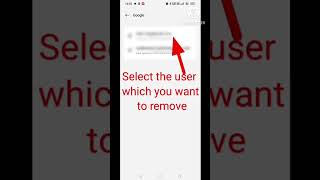 remove Google account from Android Google  Androidmobile [upl. by Rehpotsirhk]