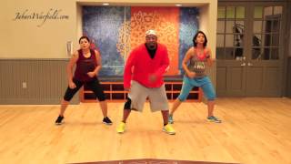 Jabari Warfields Dance Fitness choreo to Badinga by TWRK [upl. by Anekahs]