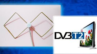 Antenna DVBT2  How to make  Antenna DVBT2 digital TV  DIY TV Antenna TDT  antenna  Антенна т2 [upl. by Halstead]