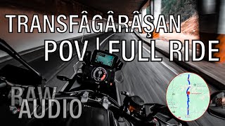 POV  SAF MOTOR SESİYLE TRANSFĂGĂRĂȘAN FULL ETAP  2024 Triumph Tiger 900 GT Pro 24 [upl. by Schulz]