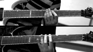 CIRCLE OF CONTEMPT  Entwine The Threads Guitar Playthrough [upl. by Eldred]