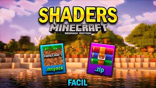 👉Cómo INSTALAR SHADERS en MINECRAFT BEDROCK 120  SHADERS en MINECRAFT For WINDOWS [upl. by Garvey]