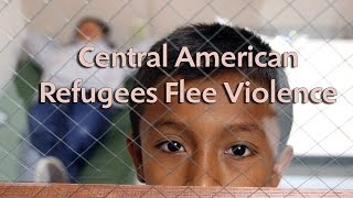 Central American refugees flee violence [upl. by Rovit917]