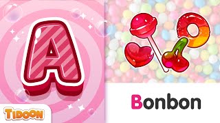 Apprends lalphabet avec ABC BONBON⎢Comptine pour les enfants⎢Tidoon [upl. by Marlane]