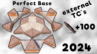 Perfect base design for duotrio  100 rockets RUST [upl. by Blaire]