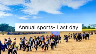 Sports meet Final day  spicer school Annual sports meet 20232024 [upl. by Gassman]