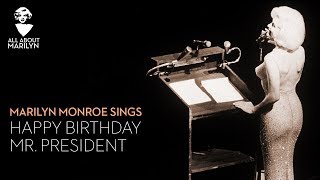 Marilyn Monroe sings Happy Birthday Mr President to JFK at Madison Square Garden [upl. by Nerra]