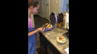 How to make cinnamon sugar donut holes with cake pop maker [upl. by Amle68]