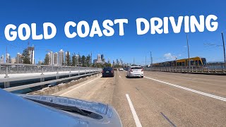 Gold Coast Australia Driving  Helensvale to SeaWorld Southport [upl. by Cosmo]