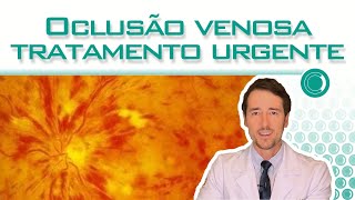 Oclusão venosa da retina precisa tratamento urgente [upl. by Tarabar]