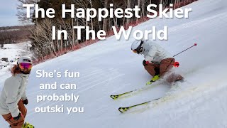 the Happiest Skier In The World  Miku Kuriyama [upl. by Cristian155]