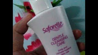 FAST REVIEW Saforelle Gentle Cleansing Care Body and Intimate Wash [upl. by Kendre]