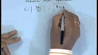 Mod01 Lec30 MetalSemiconductor Contact  II [upl. by Cletis234]