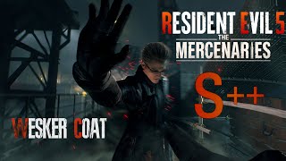 Resident Evil 4 Remake Mercenaries  Wesker Coat S Rank Docks 4K 60FPS [upl. by Einaffyt]