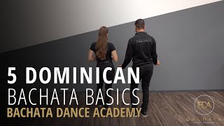 Dominican Bachata Footwork amp Partnerwork  Demetrio amp Nicole  Bachata Dance Academy [upl. by Siri]