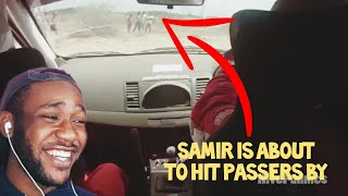 SamirYoure Breaking The Car  Funny Reaction [upl. by Hsepid]