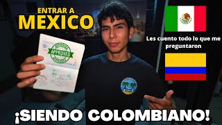 ¡REQUISITOS para VIAJAR a MEXICO siendo COLOMBIANO 2024 [upl. by Ecinev]