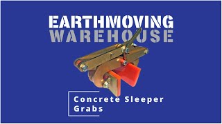 Lifting concrete sleepers made easy earthmovingwarehouse [upl. by Aicram]