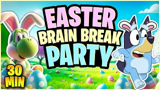 Easter Brain Break Party 🐰 Freeze Dance amp Run 🐰 Just Dance [upl. by Heron]