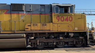 FAST Union Pacific Intermodal train in Mineola TX 🚂 [upl. by Akelam]