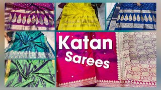 Exclusive Katan saree silkmarkcertified wedding adidhakeswari [upl. by Eciryt768]