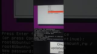 How to Quickly Reset a Forgotten Password on Ubuntu [upl. by Nywled]