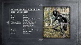 The Elder Scrolls V Skyrim Favored Archetypes  The Assassin [upl. by Gamaliel]