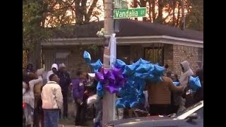 Vigil held for 15yearold boy shot to death on Thanksgiving [upl. by Odrautse]