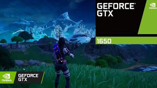 Fortnite on GTX 1650 4GB  1080p Low Settings [upl. by Pansie]