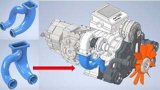 Inventor 2020 Tutorial 140  3D Model Design Advanced [upl. by Jc]