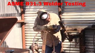 Welder Testing ASME B313 [upl. by Oeram]