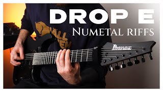 Numetal low tuned riffs Drop E Ibanez 7 string rgixl7 [upl. by Junieta]