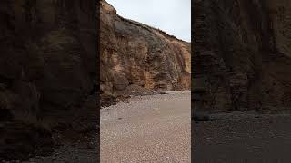 cliff collapse again Marsden bay south Shields [upl. by Adnoek419]